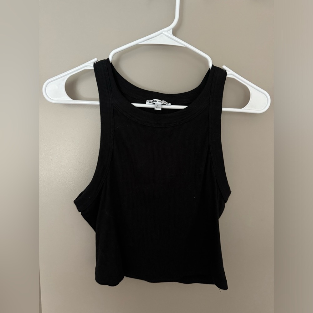 Reformation Black Tank